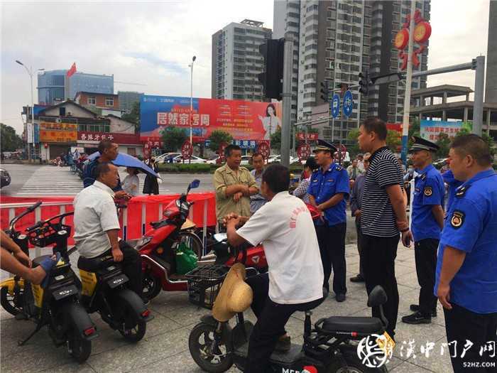 漢臺區(qū)東關街道辦事處遷移新橋馬路勞務市場，告別安全隱患