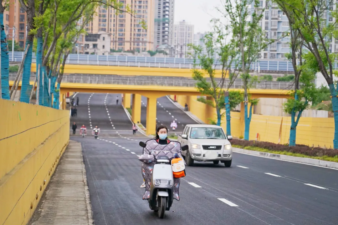 出行方便了！漢中興漢新區(qū)惠府路主車道通車！